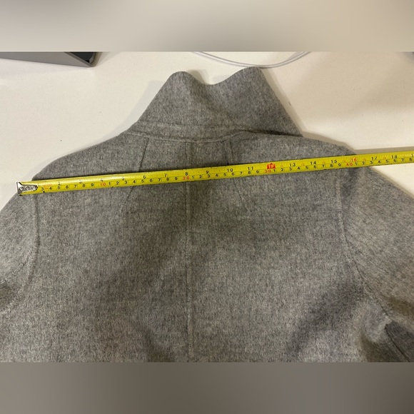 THEORY Authentic wool and cashmere fall coat jacket 2-faces - Picture 11 of 12